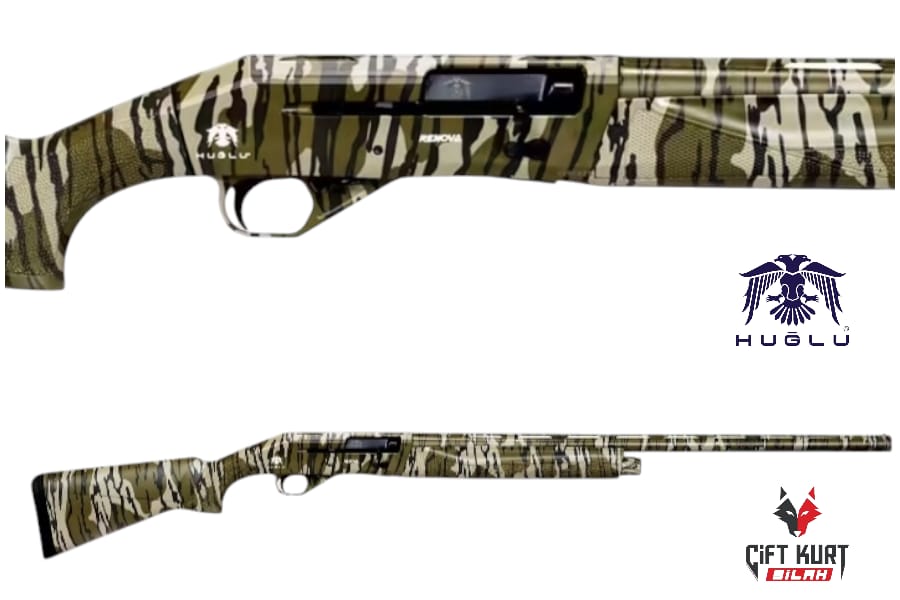 Huğlu RENOVA CAMO ORJİNAL BOTTOMLAND 12 Tüplü Şarjörlü Yarı Otomatik  Av Tüfeği